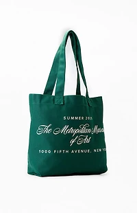 The Met x Pacsun Green Impresa Tote Bag