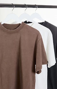 Pacsun 3 Pack Solid Color Cropped T-Shirts