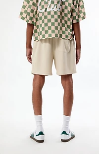 Pacsun Cream Waffle Knit Shorts