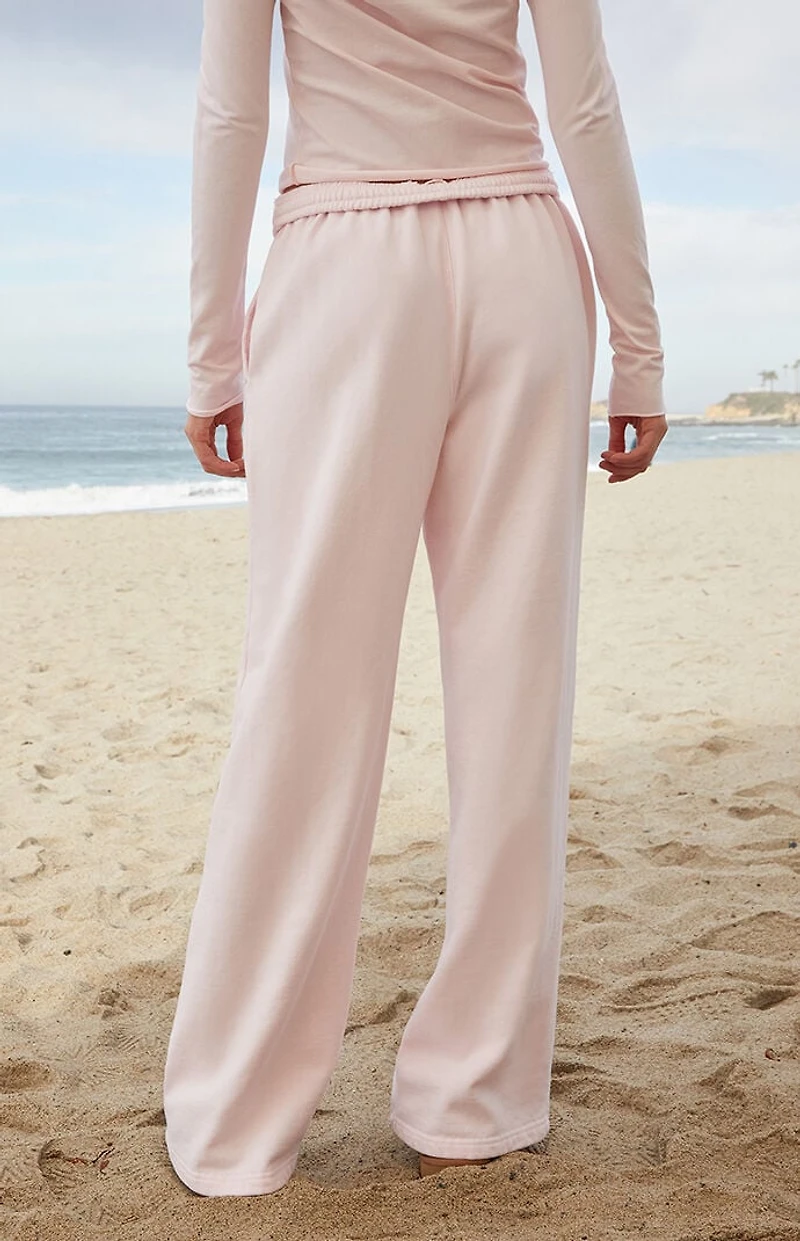 John Galt Pink Anastasia Baggy Sweatpants
