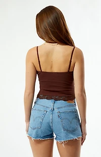 Est. PAC 1980 Zoe Lace Trim Tank Top