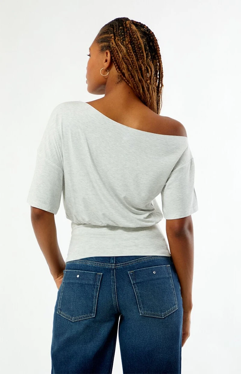 Your Favorite Stacy Cinched Waist Short Sleeve Top