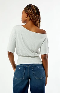 Your Favorite Stacy Cinched Waist Short Sleeve Top