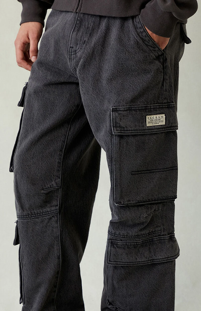 Pacsun Dylan Baggy Jeans Cargo Black