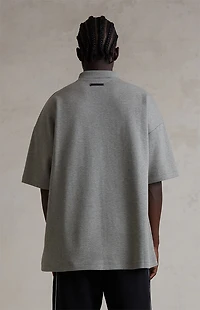 Fear of God ESSENTIALS Concrete Heather Pique Polo Shirt