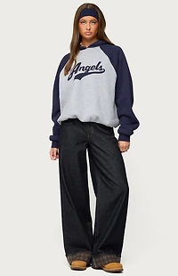 Edikted Angels Raglan Oversized Hoodie