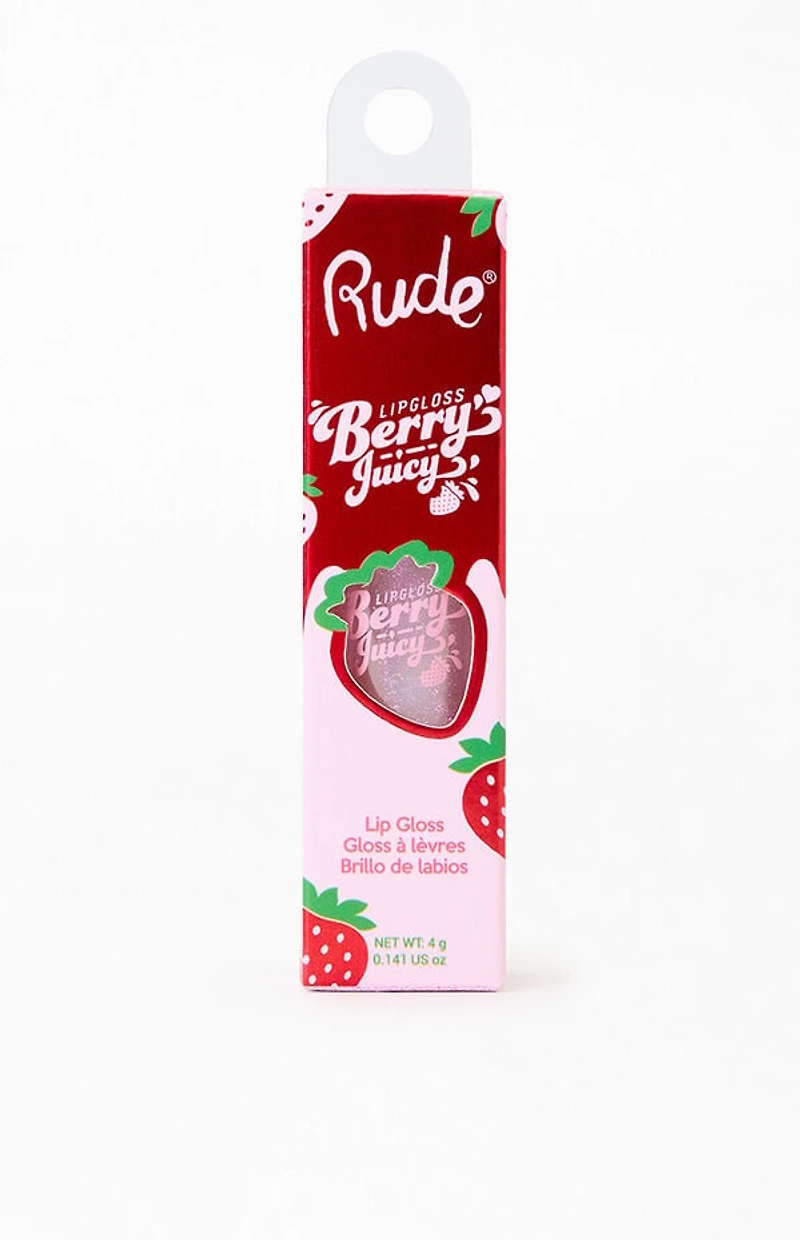 Rude Cosmetics Clear Berry Juicy Lip Gloss
