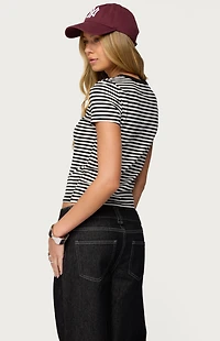 Edikted Nessie Striped T-Shirt