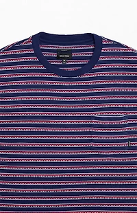 Brixton Poolside Striped Box Cropped T-Shirt