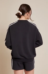 PAC 1980 Active Black Stripe Bias Sweatshirt