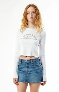 Your Favorite Los Angeles Art Dept. Long Sleeve Cropped T-Shirt