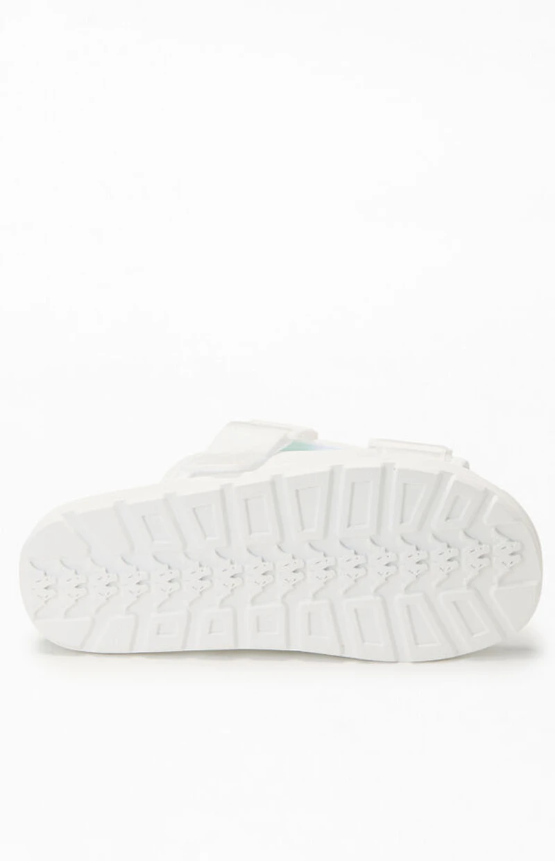 Kappa White Authentic Bastian 1 Slide Sandals