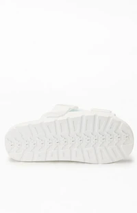 Kappa White Authentic Bastian 1 Slide Sandals