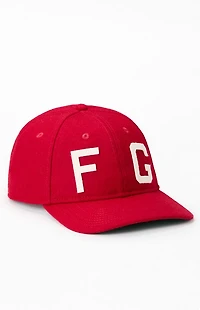 New Era x Fear of God ESSENTIALS Red Kansas City Monarchs 9FORTY Hat