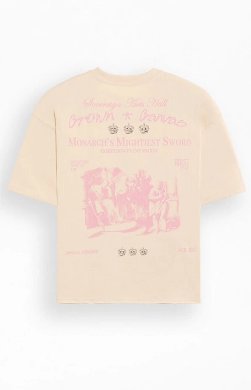 Pacsun Crown And Canvas Cropped Boxy T-Shirt
