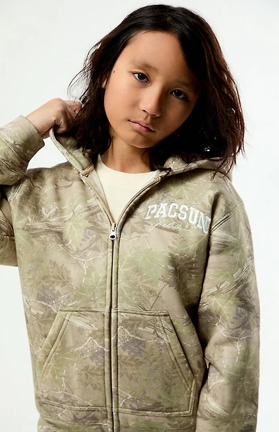 Pacsun Kids Camo Full Zip Hoodie