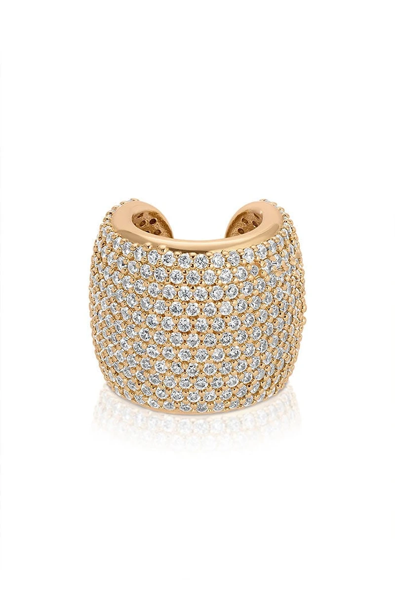 Ettika Crystal Statement Chunky Ear Cuff