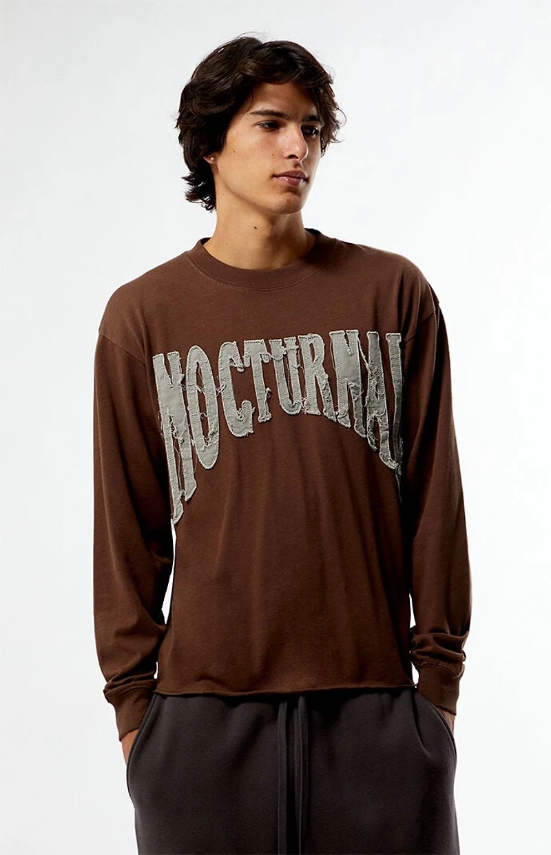 Pacsun Nocturnal Cropped Long Sleeve T-Shirt