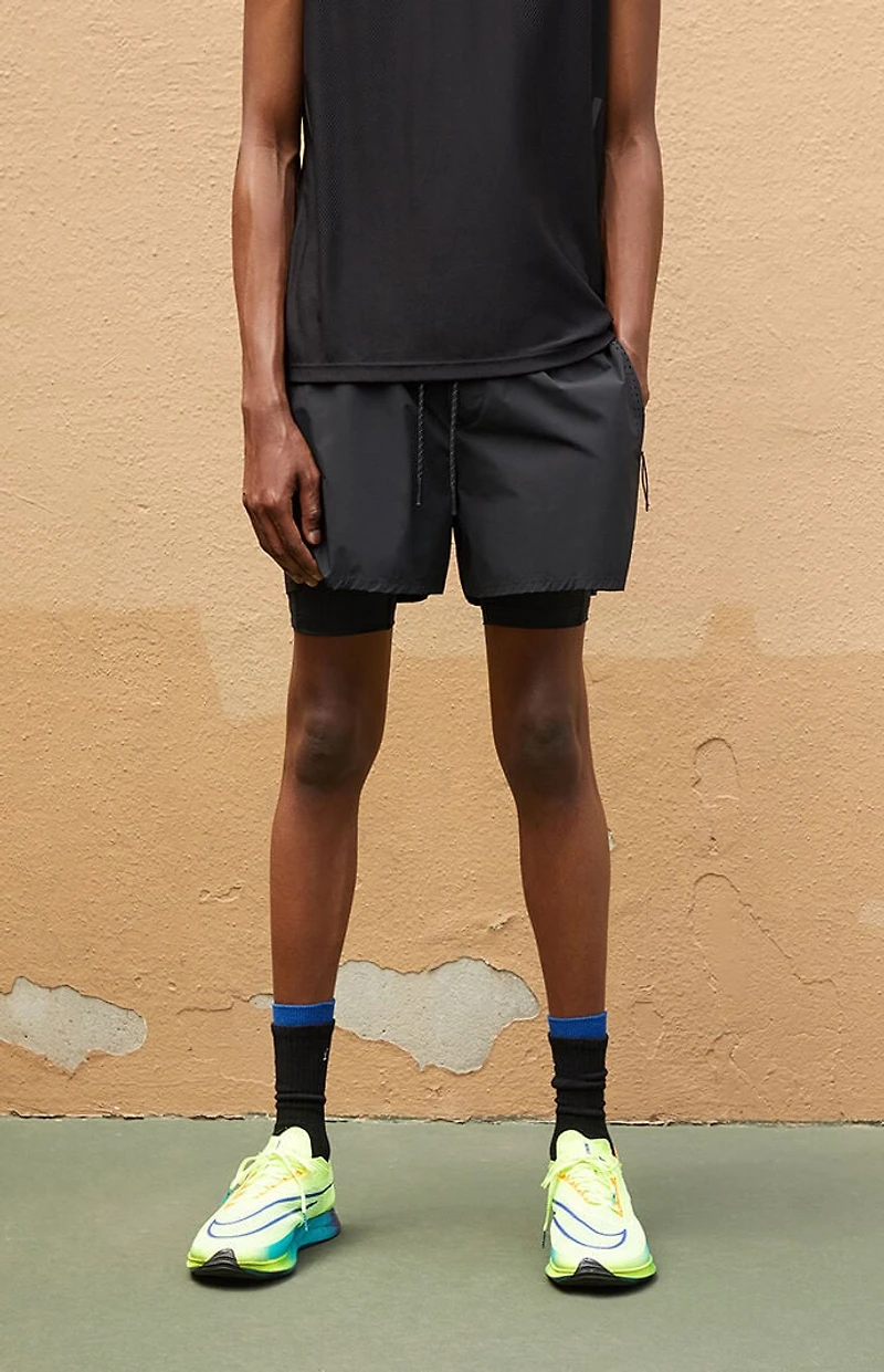 A.R.C. Active Black Running Shorts