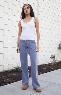 John Galt Light Gray Hilary Soft Baggy Sweatpants