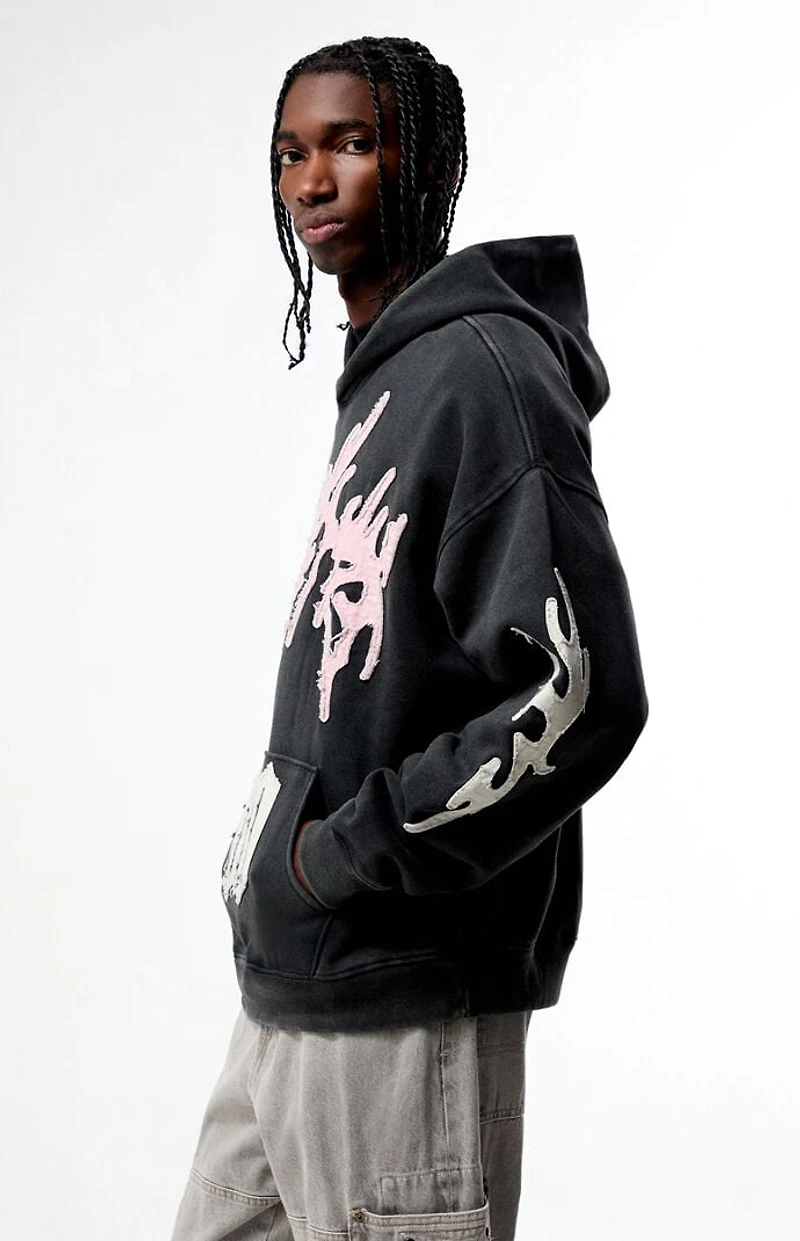 Pacsun Cyber Applique Hoodie