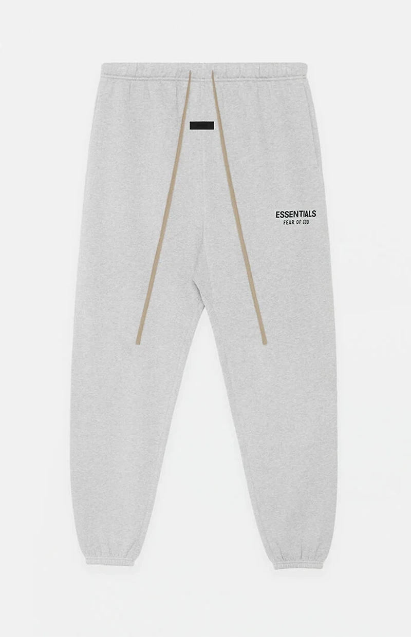 Fear of God ESSENTIALS Light Heather Grey Fleece Sweatpants