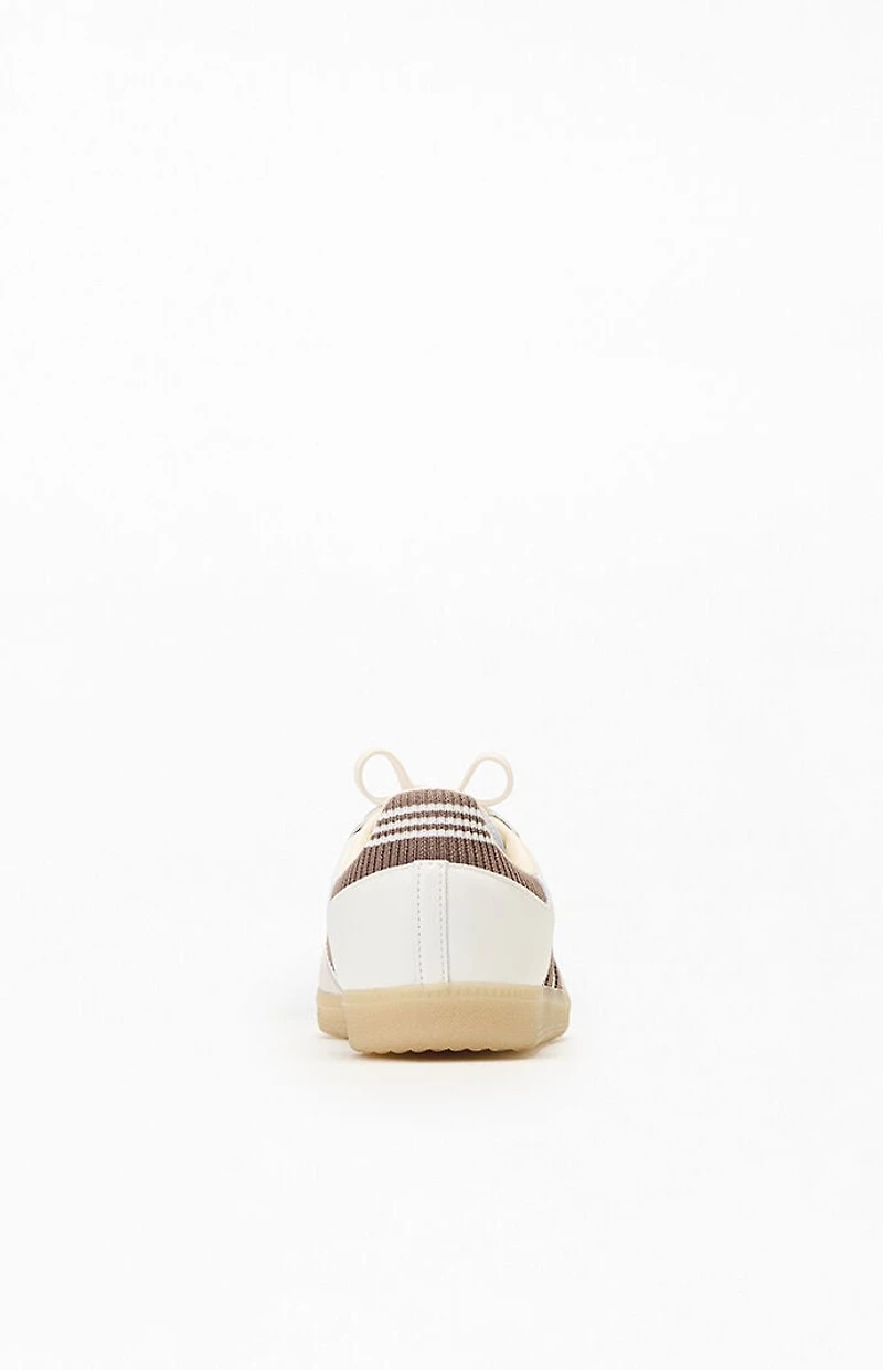 adidas White & Brown Samba OG Shoes