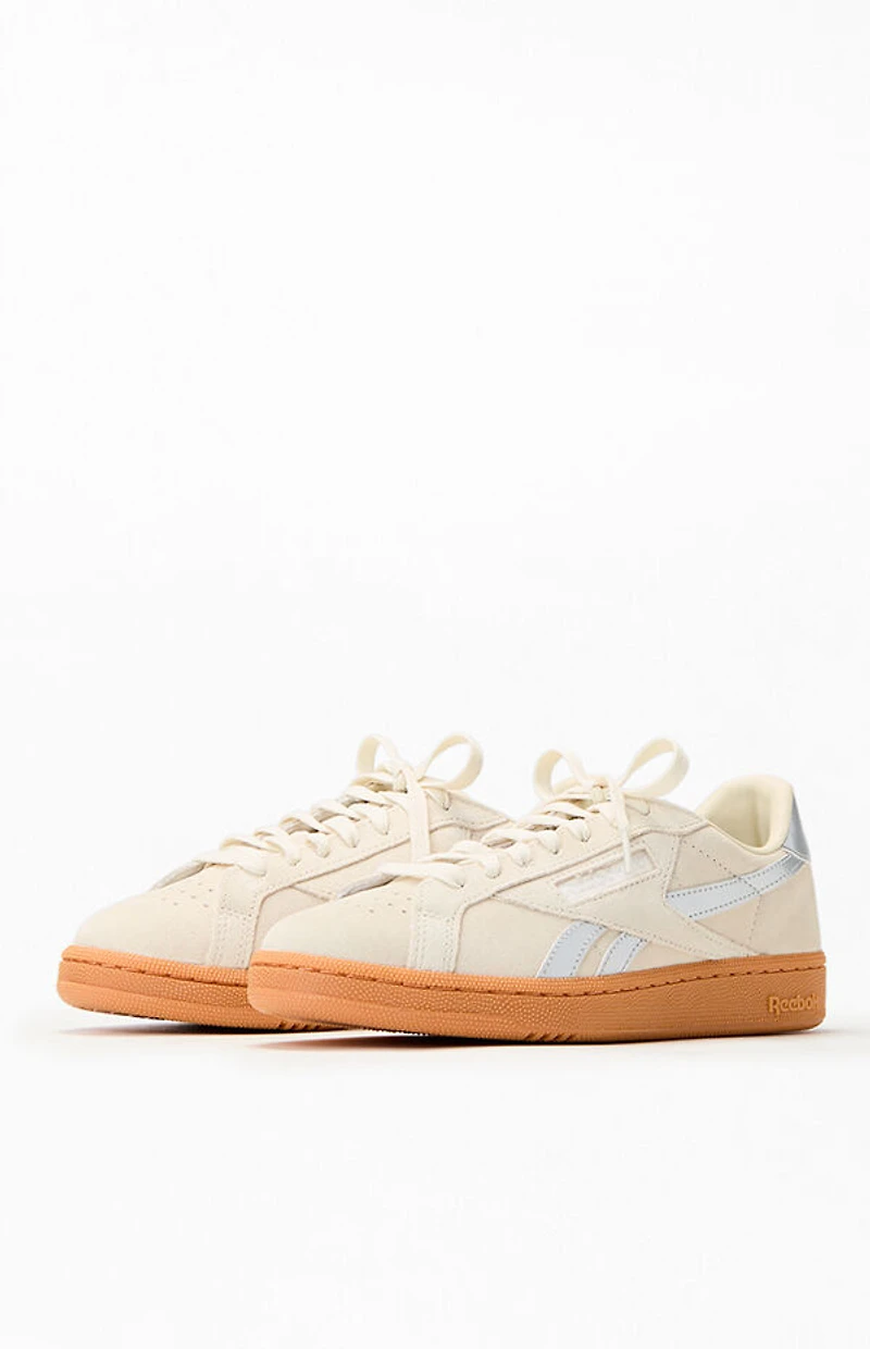 Reebok Women's Silver Club C Grounds UK Sneakers