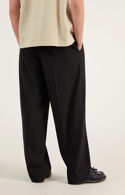 Pacsun Gray Pleated Baggy Trousers