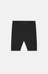Fear of God ESSENTIALS Women's Jet Black Biker Shorts