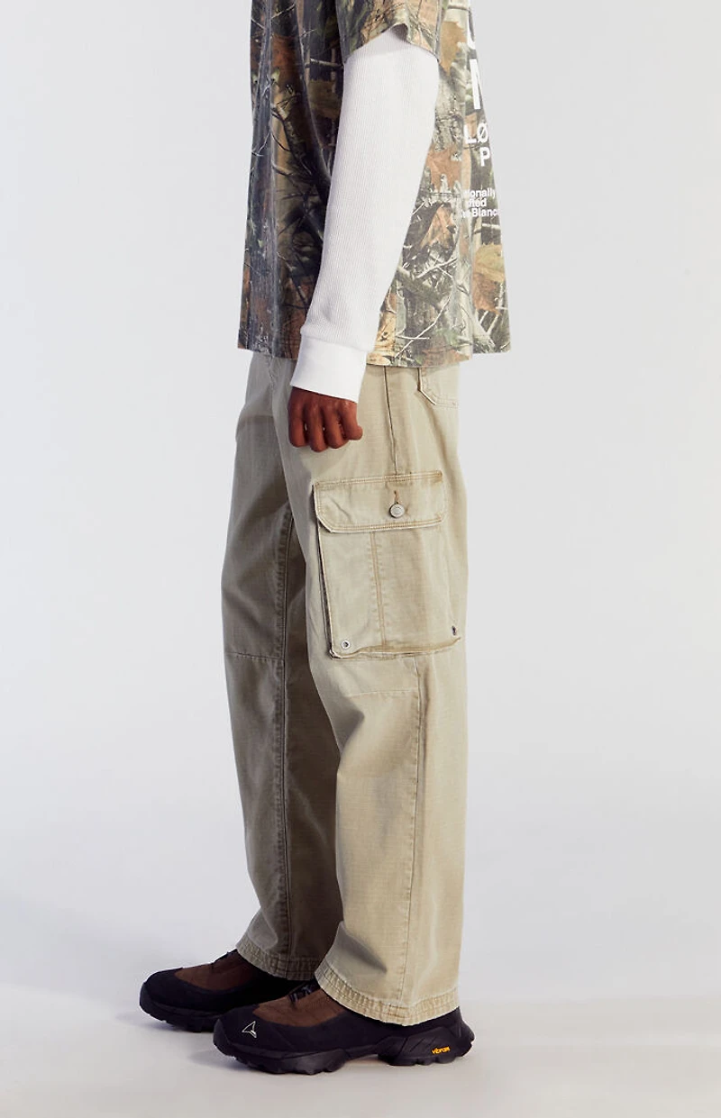 Pacsun Olive Cargo Baggy Pants