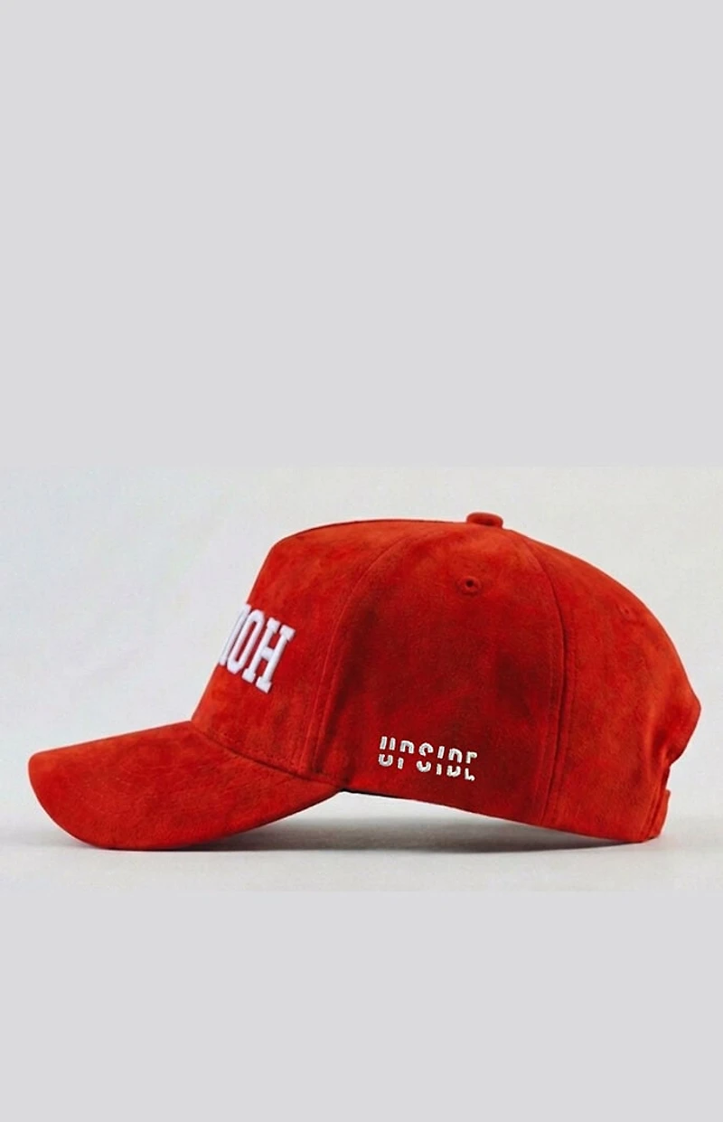 UPSIDE University of Houston Cougars Suede Snapback Hat