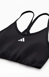 adidas Kids Black Padded Y Back Bra