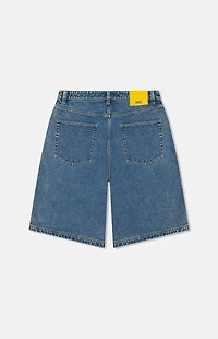 WeSC America Inc Medium Blue Denim Long Shorts