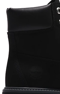 Timberland Women's Black Stone Street 6inch Lace-Up Waterproof Boots