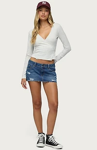 Edikted Fonteyn Wrap Top