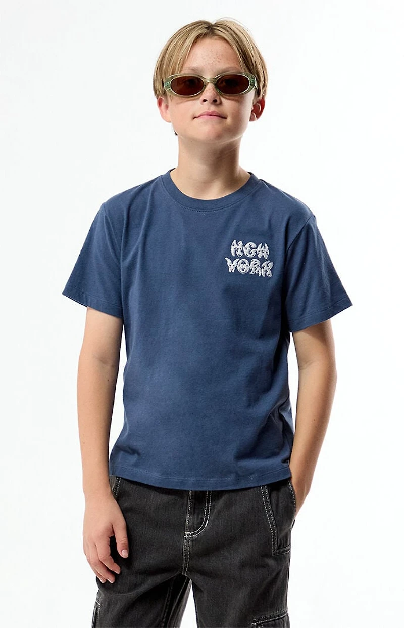 Pacsun Kids New York Bubble Embroidered T-Shirt