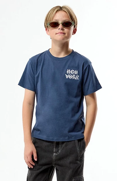 Pacsun Kids New York Bubble Embroidered T-Shirt