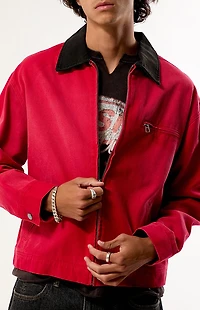 Pacsun Red George Canvas Work Jacket