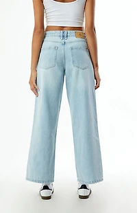 Thrills Light Indigo Billie Low Rise Baggy Jeans