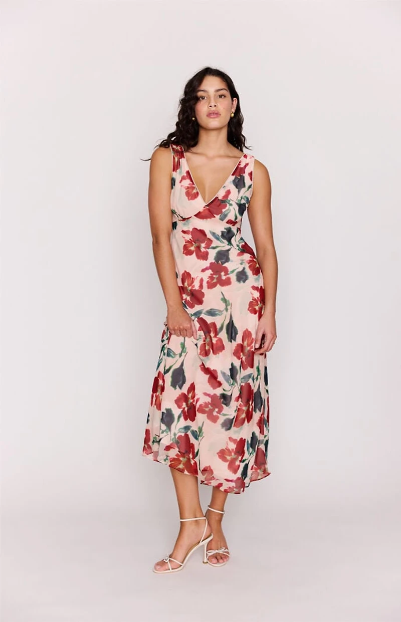 MINKPINK Arabella Bias Midi Dress