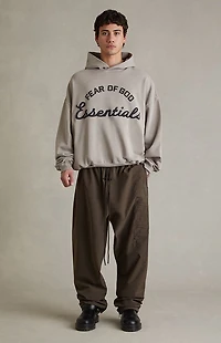 Fear of God ESSENTIALS Brown Active Trace Baggy Track Pants