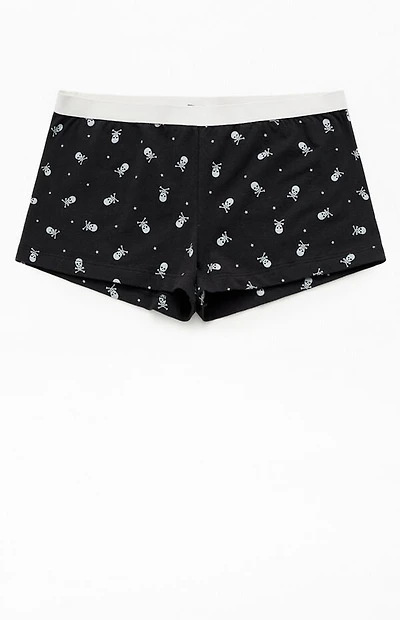John Galt Skull & Bones Boyshorts