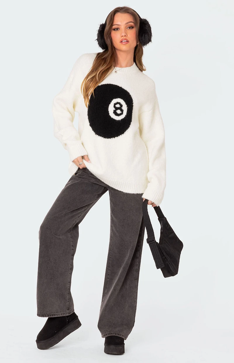 Edikted Magic 8 Oversized Chunky Knit Sweater
