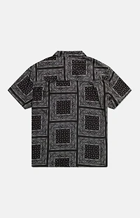 WeSC America Inc Black Bandana Camp Shirt