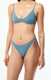 Pacsun Blue Jessie Low Rise Bikini Bottom
