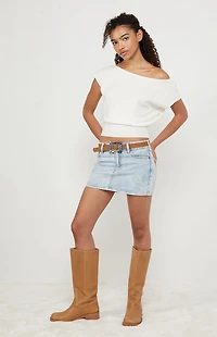 Your Favorite Eva Short Sleeve Sweater T-Shirt