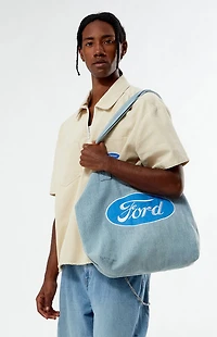 FORD Logo Denim Tote Bag