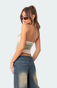 Edikted Garden Party Printed Top
