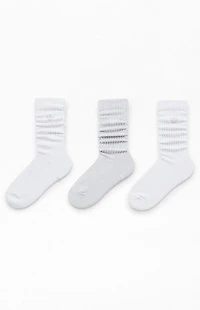 adidas 3 Pack Originals Slouchy Crew Socks